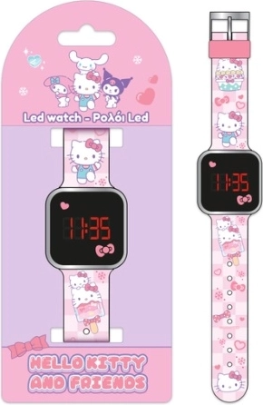 Laste digitaalsed LED-käekellad Hello Kitty