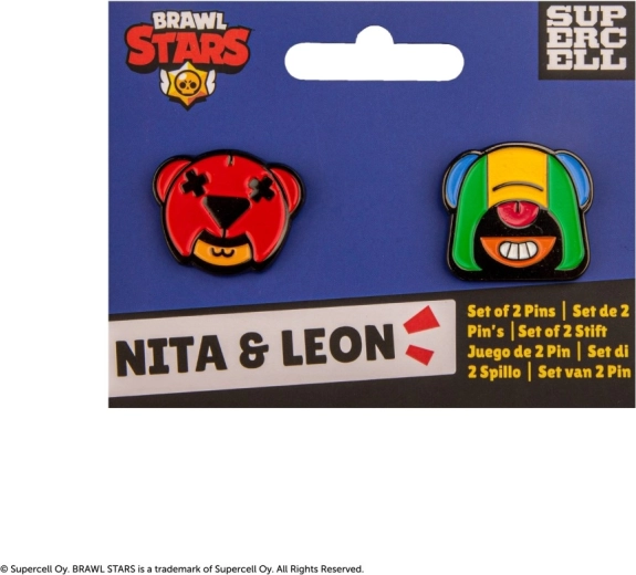 Brawl Starsi pinide komplekt – Nita ja Leon