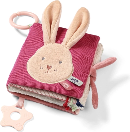 Sensoorne riidest raamat BABYONO Rabbit Karo, 0 m+