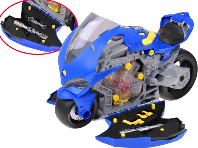 Removable engine with moving parts