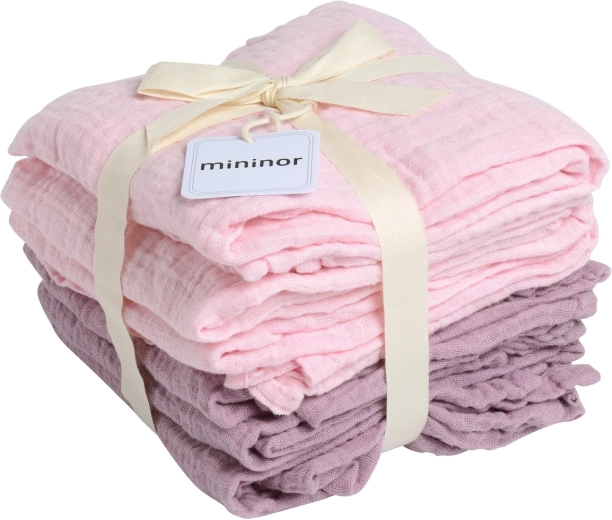 Mininor musliinist orgaanilised mähkmed rose/heath flower – 6 tk