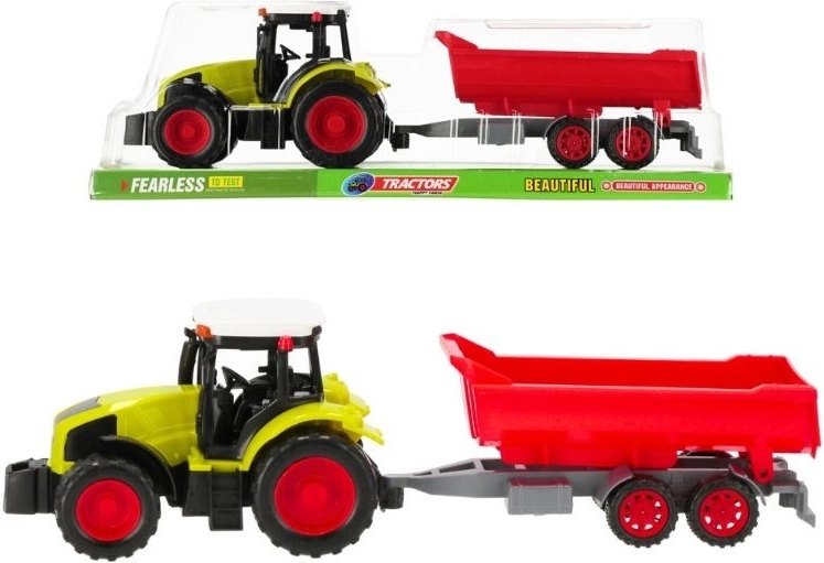 Traktor kallutatava haagisega Minu Rantšo – plastikust mudel lastele
