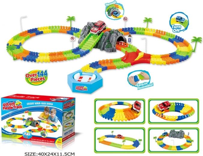 Variable track with tunnel 144 pieces