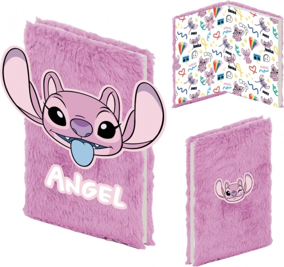 Plüüsist rõngasköites märkmik Lilo & Stitch – Angel