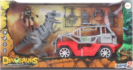Car with Dinosaur