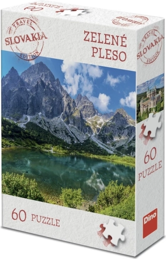 Dino puzzle Travel Edition Slovakia – Zelené pleso (60 pieces)