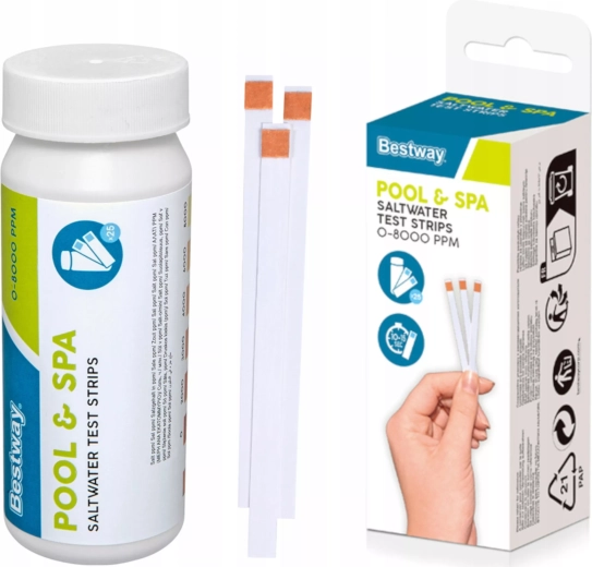 Bestway soolase vee testiribad basseinile ja mullivannile