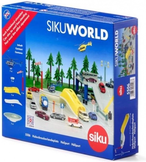 SIKU WORLD helikopter heliportiga