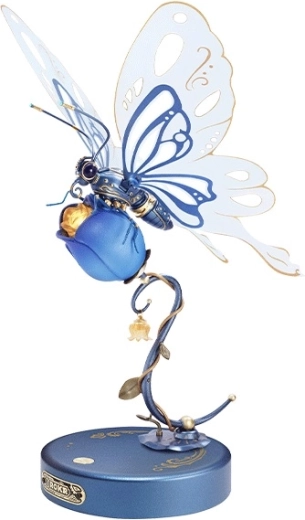 Mechanical Blue Butterfly without cover