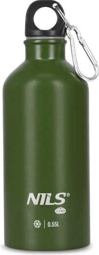 Roostevabast terasest matkapudel Nils Camp roheline 500 ml
