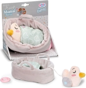 BABY born for babies mängiv plüüs-Berta korvikesega