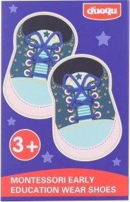 Lacing Wooden Shoes for Children