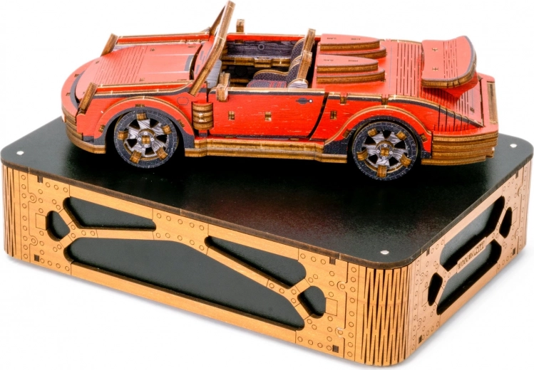Puidust 3D pusle sportauto – piiratud väljaanne