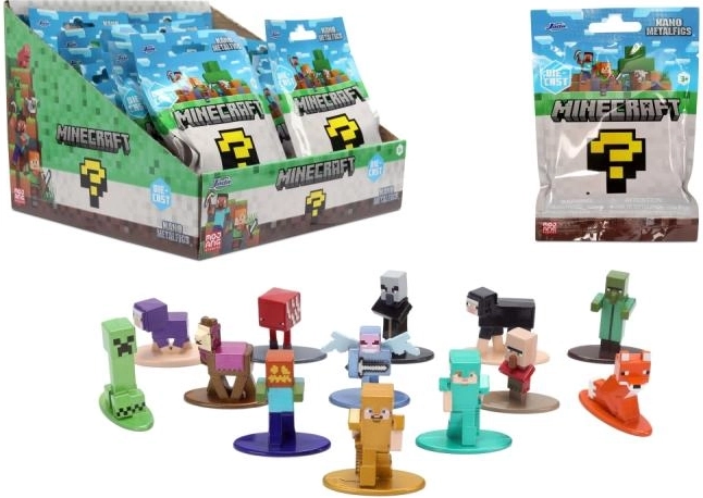 Minecrafti nanofiguur kotikeses – kollektsioneeritav metallist minifiguur