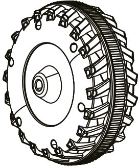 New Hollandi pedaaltraktor eesmise haagisega