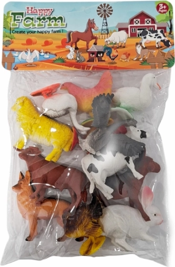 Farmi loomad – 12 talulooma figuuri komplekt