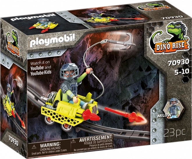 Playmobil Dino Rise kaevanduskäru