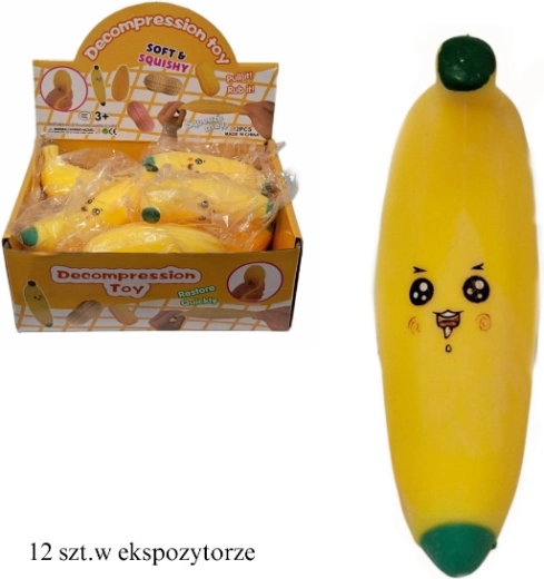 Stressivastane pigistatav banaan – 1 tk