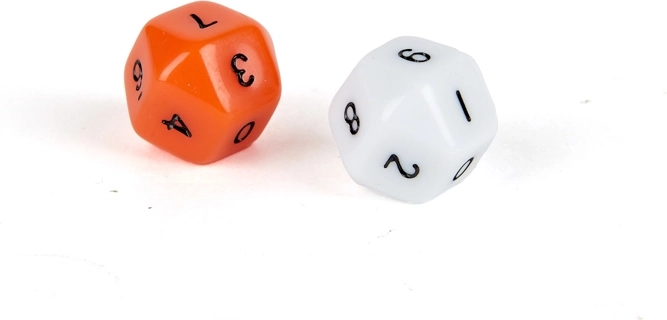 Scoring dice and mini ball for thrilling play