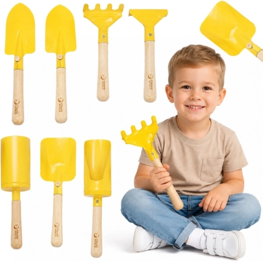 Laste metallist aiatööriistade komplekt Classic World Edu – 8 tk