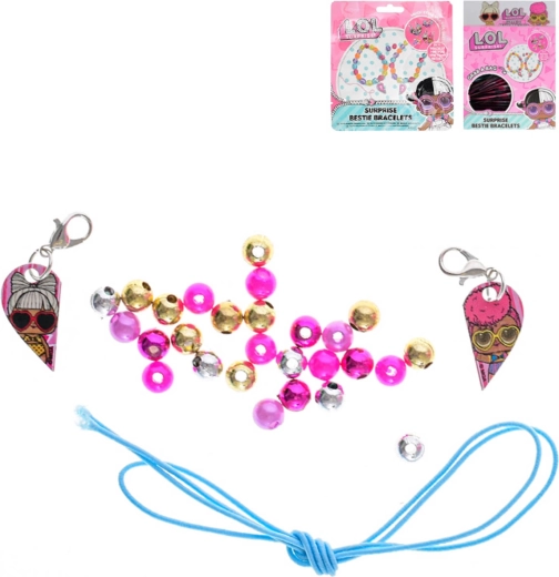 L.O.L. Surprise! friendship bracelets with beads and a surprise - set