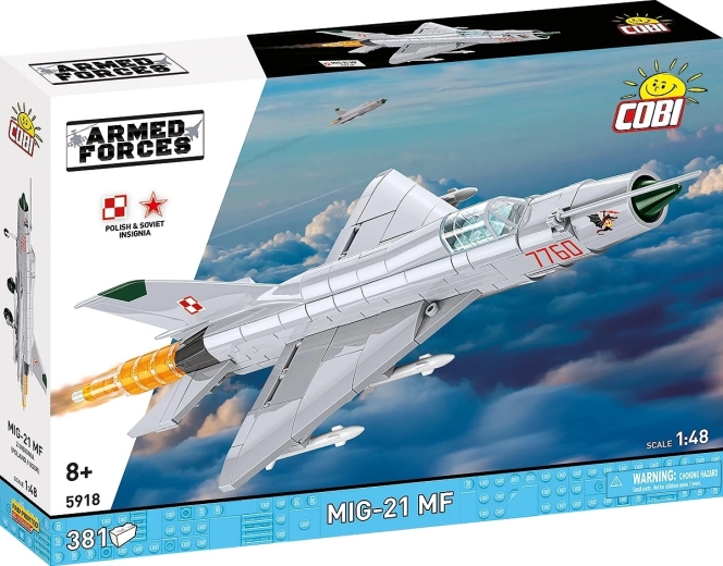 MiG-21 MF Aircraft Building Set 1:48 – 381 pieces