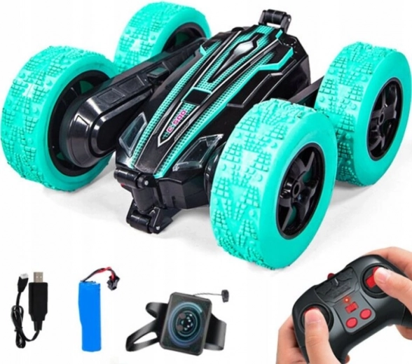 Kaskadöör RC-auto Twister žestidega juhtimise ja kaugjuhtimispuldiga