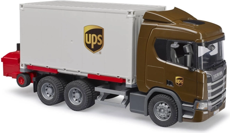 Detailne Scania mudel UPS-i värvides