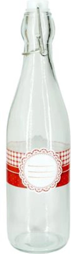 Klaaspudel patentkorgiga TORO 260 ml