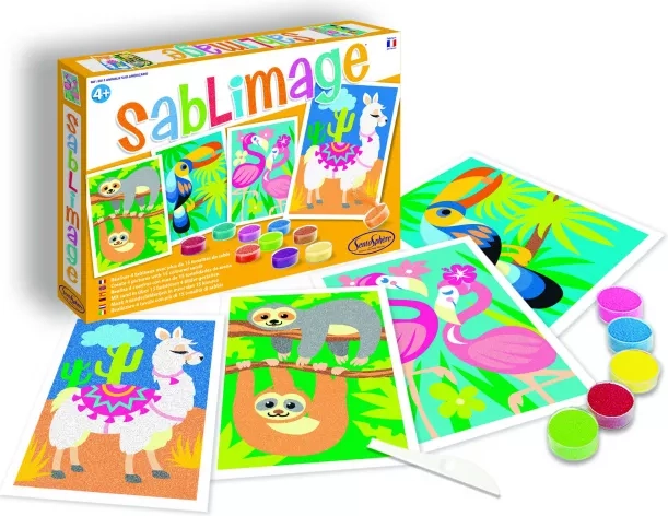Sentosphere Sablimage mini sand pictures South American animals