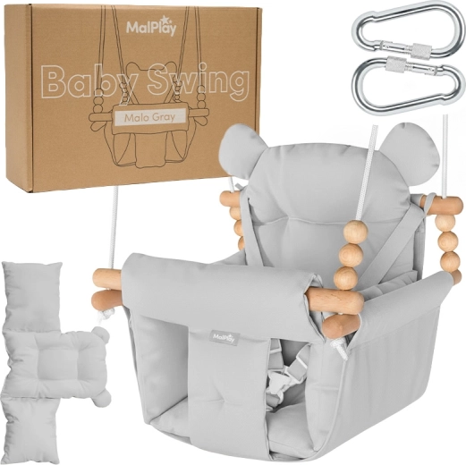 Children’s swing Malo – grey