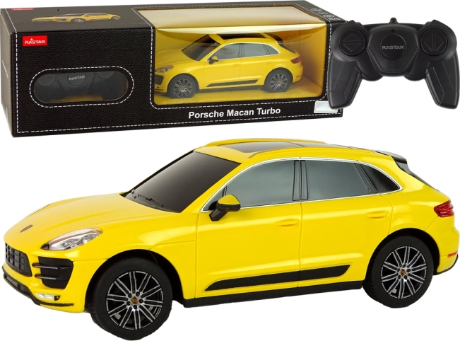 RC Car Porsche Macan Turbo 1:24 Rastar – Yellow