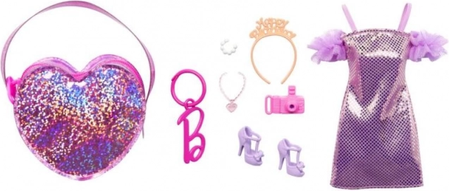 Barbie premium-moe komplekt triibulise kleidiga