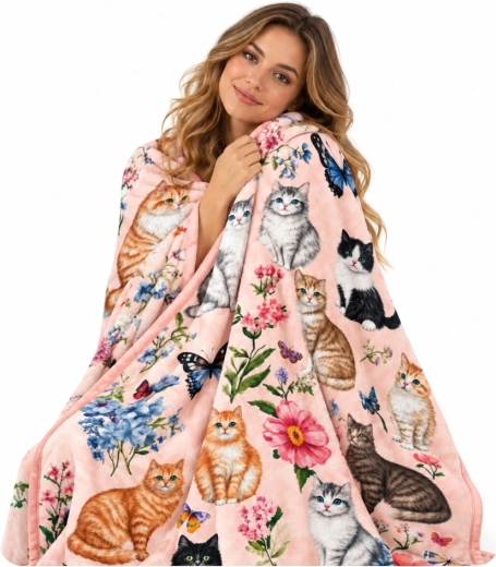 Soft blanket for relaxing at home