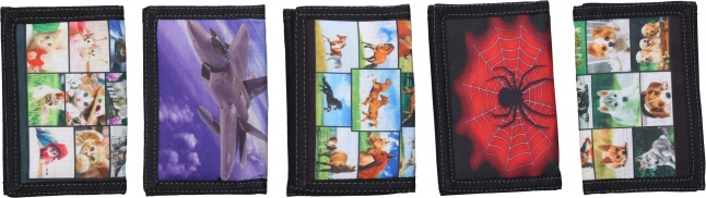 Laste rahakott takjakinnitusega, 12,5 × 25 cm, motiivide valik