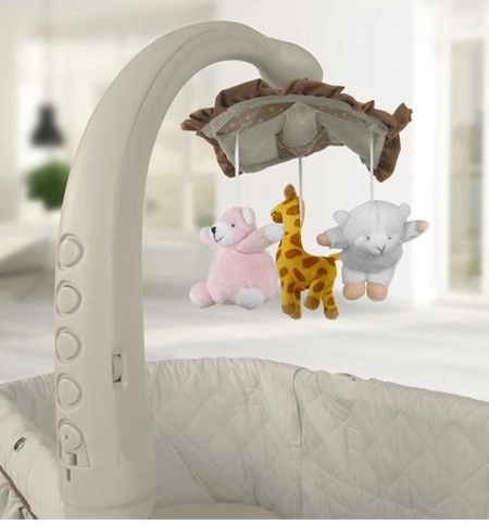 Rahustav karussell meloodiate, vibratsioonide ja valgusega