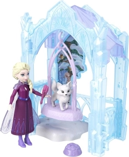 Frozen väike nukk Elsa ja tema jääpeidupaik mängukomplekt