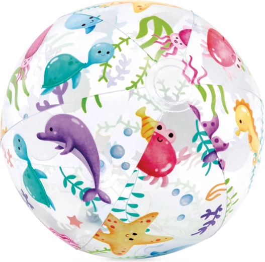 Täispuhutav rannapall Veealune maailm 51 cm INTEX