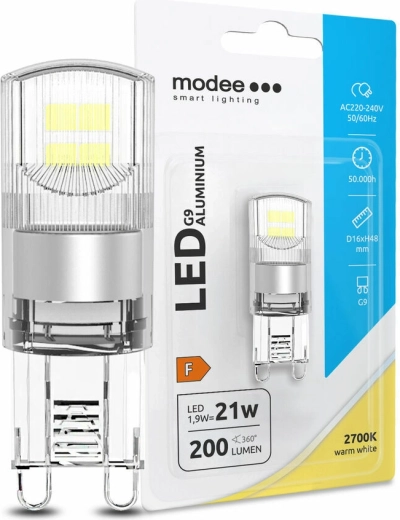 LED bulb G9 Modee 1.9 W warm white