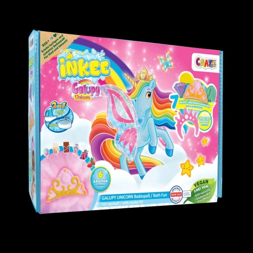 INKEE Galupy Unicorn vannitoodete kinkekomplekt