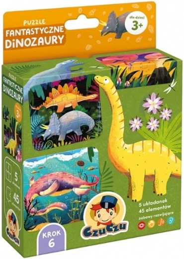 Puzzle – Fantastic Dinosaurs (5×9 pieces)