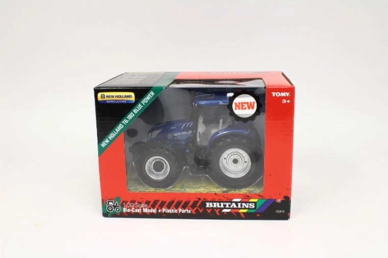 TOMY Britains New Holland T6.180 Blue Power traktor 1:32