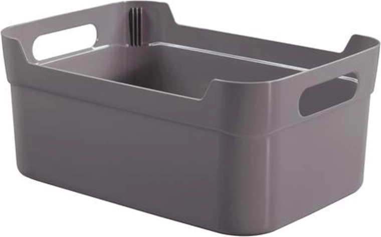 HEIDRUN Plastic Storage Basket 24 × 17 × 10 cm, color mix