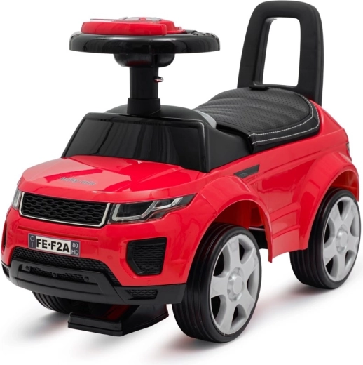Laste sõiduk BABY MIX Prime SUV punane kunstnahast istmega