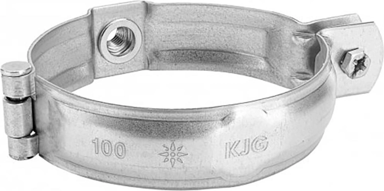 Vihmaveetoru klamber 100 mm ilma tihvtita M10, tsingitud