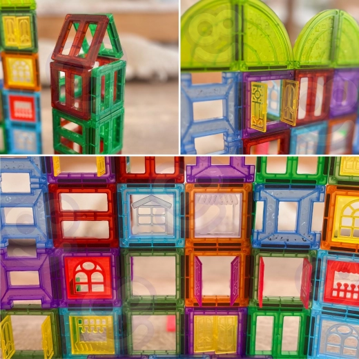 100 pieces for creative building