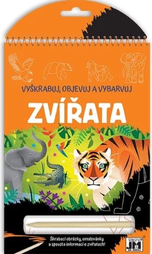 Kraabi, avasta, värvi: loomad