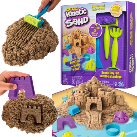 Kinetic Sand rannapäev – komplekt lossi ja tarvikutega