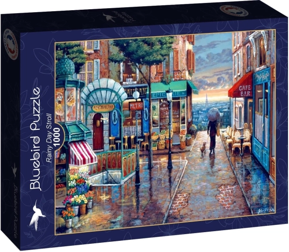 Bluebird puzzle A Walk on a Rainy Day 1000 pieces