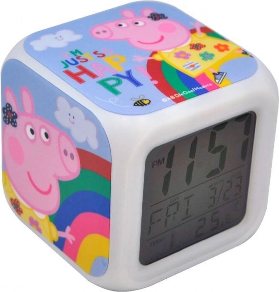 Digitaalne äratuskell Põrsas Peppa (kuup) KiDS Licensing - 1 tk